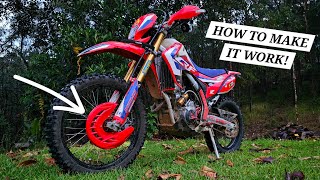 Honda CRF250L Front Disc Guard Install