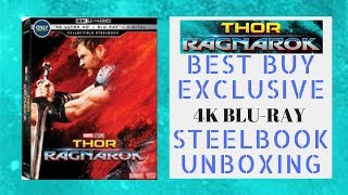 Thor: Ragnarok 4K Steelbook BLU-RAY UNBOXING (Best Buy Exclusive)