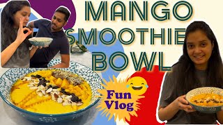 Mango Smoothie Bowl || Fun Vlog || USA Telugu Vlogs  #telugu #teluguvlogs #fun #comedy #funny #funny