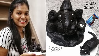 Oreo ganesh // chocolate oreo ganesh // oreo vinayaka // chocolate ganesh