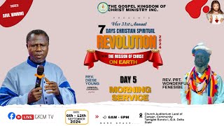 REVOLUTION 2024-  DAY 5 (MORNING SERVICE) REV. PRT. WONDERFUL  FENESIBE