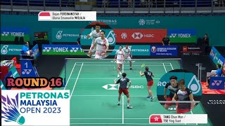 🇲🇨 Dejan/Gloria Wijaya  🆚 🇭🇰 Tang Chung Man /Tse Ying Suet ‼️R16 PETRONAS MALAYSIA OPEN 2023