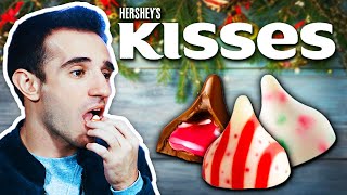 CHRISTMAS HERSHEY KISSES TASTE TEST!