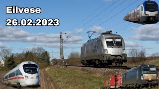 Bahnverkehr in Eilvese am 26.2.2023 | trainspotting_hannover