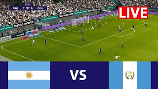 🔴[LIVE] Argentina vs Guatemala | Copa America 2024 | ARG vs GUA | Full Match Today Streaming PES 21