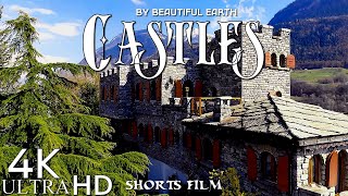 Majestic medieval castles of our planet. Relaxing short film.