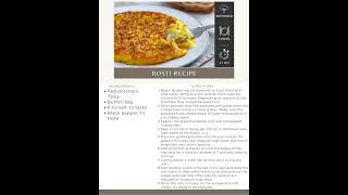 Rosti Recipe by Chef Skylar Nourish