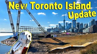 NEW Toronto ISLAND, Villiers Island Construction Update | Don River Plug Removal