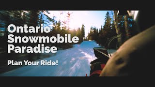 Ontario Snowmobile Paradise – Plan Your Ride!