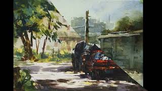 CHIEN CHUNG WEI  Watercolor painting  493