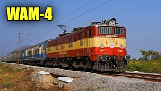 Электровозы Серии WAM-4 в Индии 2015 🇮🇳