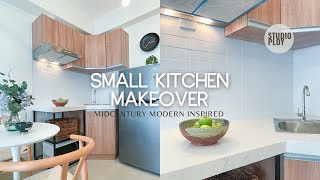 Small Kitchen Makeover + DIY Kitchen Backsplash | Studio Ploy