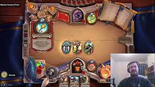 Слепой проходит Книгу героев в Hearthstone. Гаррош против Андуина