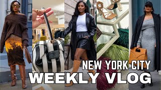 of course I ended new york fashion week with shopping & a haul ❤︎