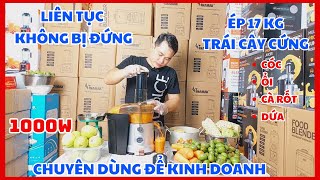 Máy Ép Trái Cây Công Suất Lớn 1000W - Máy Ép Lý Tưởng Cho Kinh Doanh Nước Ép | Mr Thức REVIEW