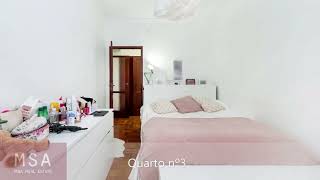 Excelente apartamento T3+1 com varanda na Lapa/Estrela