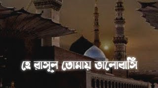 আসাধারণ মন ছোয়া একতি গজল | হে রাসূল তোমায় ভালোবাসি | রাসূল প্রেমের গজল