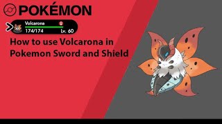 How to use Volcarona in pokemon Sword and Shield (volcarona moveset)