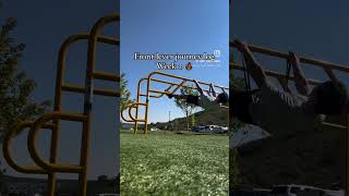 Front lever training log week 2 #calisthenics #frontlever #calisthenicstraining