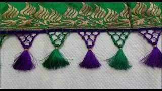 Simple Awesome Kuchu/Tassels Designs for Sarees!!!!