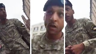 Stolen Valor U.S Army Airborne Impostor Called Out On The Street!