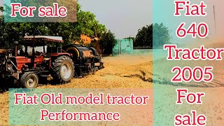 Fiat Old model tractor And Thresher complete vilog.