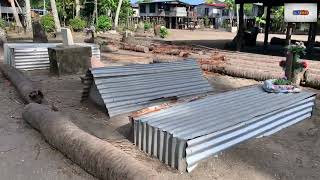 Backyard SEMENTERYO sa Isla | creepy yet so peaceful | Graveyard in an Island