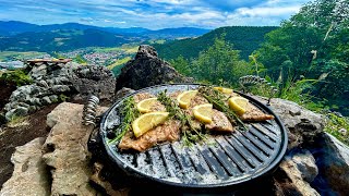 LIGHT AND FRESH ☀️ LUNCH ON TOP OF THE HILLS ⛰️☀️🌲|🌲Food in Nature Slovakia ❤️