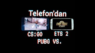 Telefon'dan Bilgisayar Oyunları Oynama CS:GO / ETS 2 / GTA5 / PUBG