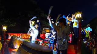 【2015.09.12】十和田市の秋祭り【南町内会山車の上の大太鼓】５