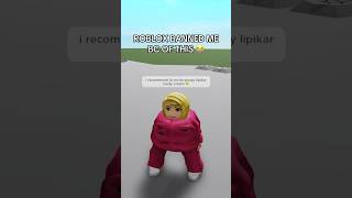 Roblox banned me for a day 😭 #shorts