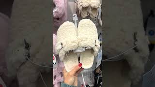 🤩 Cat & Jack Faux Fur Slippers! #shorts