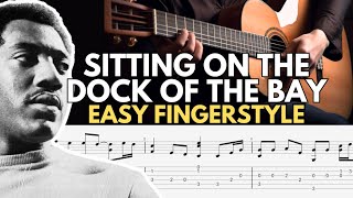 Easy Sitting On The Dock Of The Bay Fingerstyle Tab For Beginner