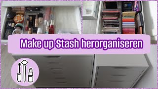 XXL MAKE UP STASH HERINDELEN - Declutter & Nieuwe indeling