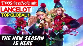 The New Season Is Here [Top 1 Global Season 6] | EVOS•JessNoLimit Lancelot #4 Mobile Legends