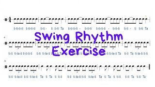 SWING RHYTHM EXERCISE EVERY MUSICIAN SHOULD KNOW #musiclessons   #learningmusic