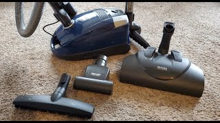 Miele C2 Compact Electro + Plus Vacuum Review and Demo - Canister Cleaner