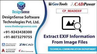 CADPower Tutorials: Extract EXIF information from Image Files using CADPower | CP_READEXIF Command