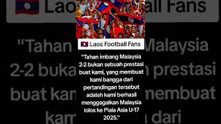 Laos Bangga Gagalkan Malaysia #shorts