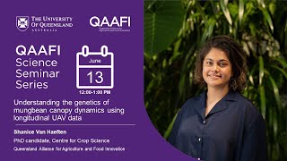 Understanding the genetics of mungbean canopy dynamics using longitudinal UAV data