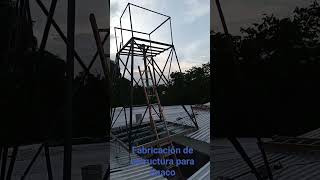 fabricando estructuras metálicas #albañiles #soldadores #herreros