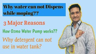 Reasons why water can not dispense while mopping