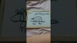 DAY:1 A IS FOR ARMADILLO