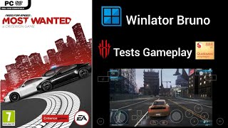 Winlator Bruno emulator gameplay Need For Speed Most Wanted 2012 tests Red Magic 6 Pro sd888