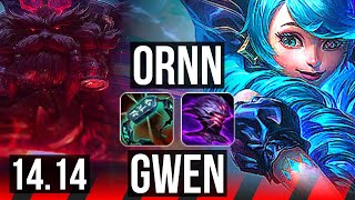 ORNN vs GWEN (TOP) | 3/1/11, 600+ games | VN Master | 14.14