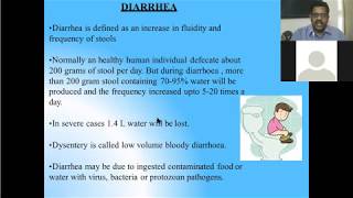 Lecture on Treatment for Minor Ailments Part 2- Diarrhea and constipation