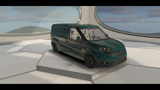 Fiat Doblo 2022 3D Model Review | SCORPYAZILIMMARKET.COM - 3D MODEL SHOP