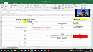 Return Projection: Monte Carlo Simulation versus Markov Process