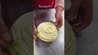 Hand-pulled pancakes #cooking #delicious #satisfyingvideo