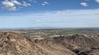 Top of Pilot Knob Mountain Near Yuma Arizona